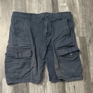 Men's Gray Cargo Shorts